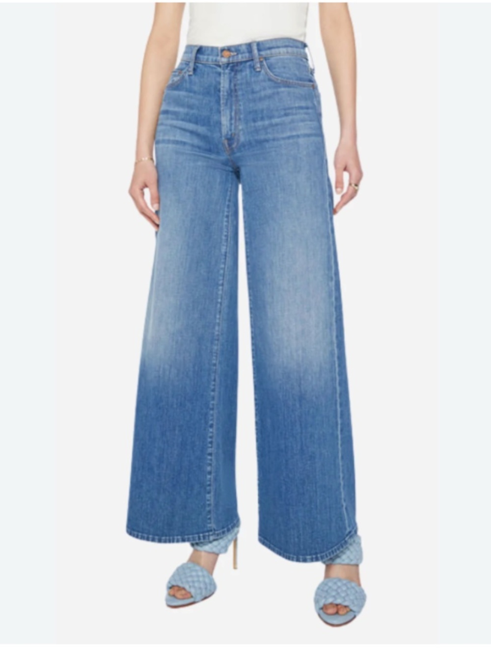 MOTHER The Undercover Wide-Leg Jeans – New Sheriff In Town Size 25 26